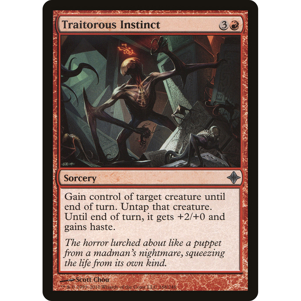 Traitorous Instinct (ROE-168) - Rise of the Eldrazi Foil