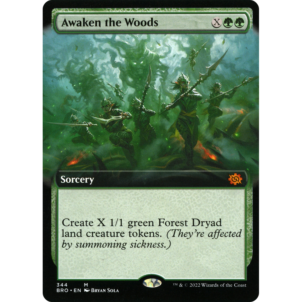 Awaken the Woods (Extended Art) (BRO-344) - The Brothers' War: (Extended Art)