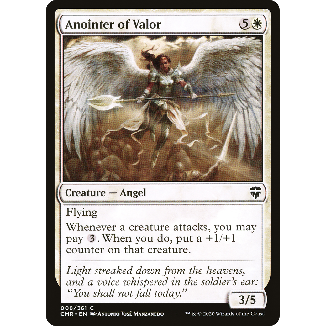 Anointer of Valor (CMR-008) - Commander Legends