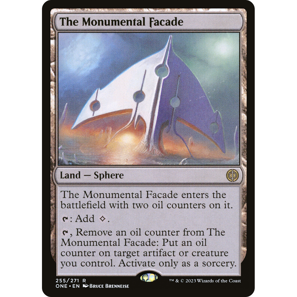 The Monumental Facade (ONE-255) - Phyrexia: All Will Be One Foil