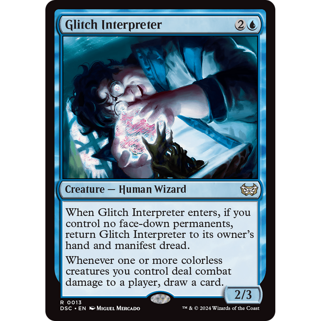 Glitch Interpreter (DSC-013) - Duskmourn: House of Horror Commander