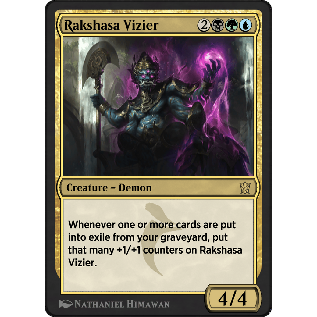 Rakshasa Vizier (KTK-193Y) - Khans of Tarkir