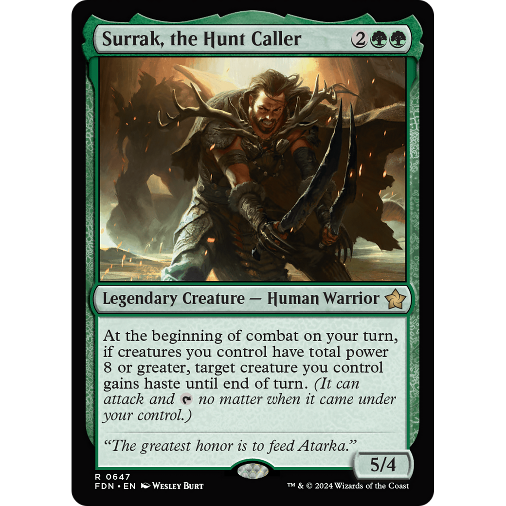 Surrak, the Hunt Caller (FDN-647) - Foundations