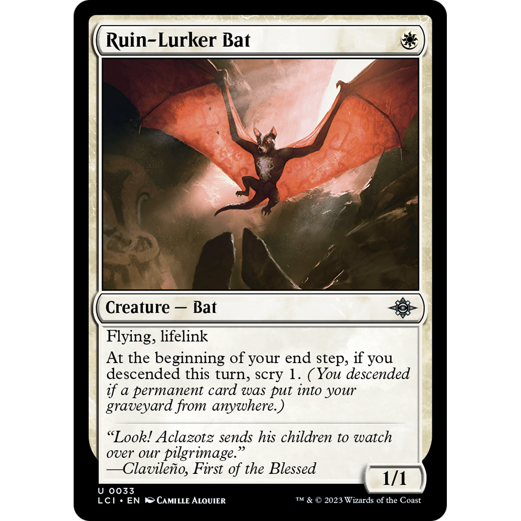 Ruin-Lurker Bat (LCI-033) - The Lost Caverns of Ixalan