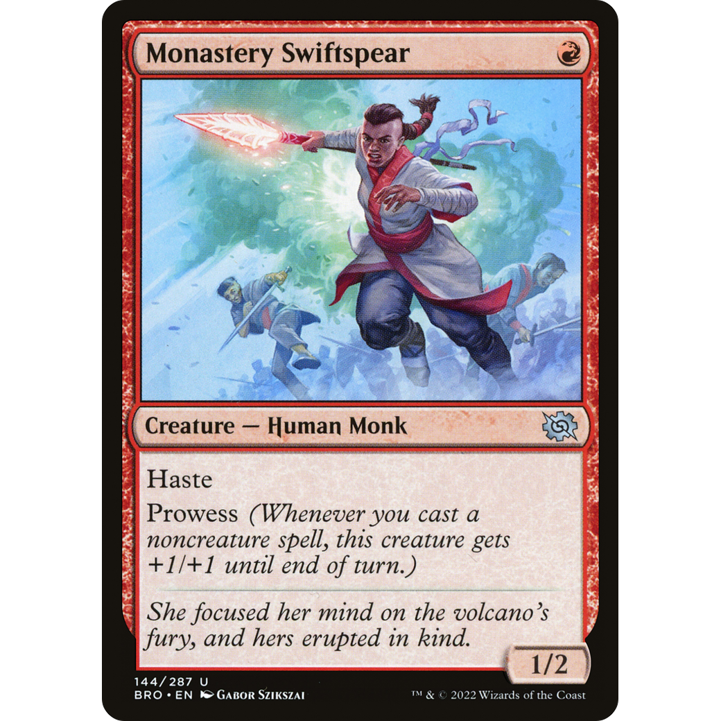 Monastery Swiftspear (BRO-144) - The Brothers' War Foil