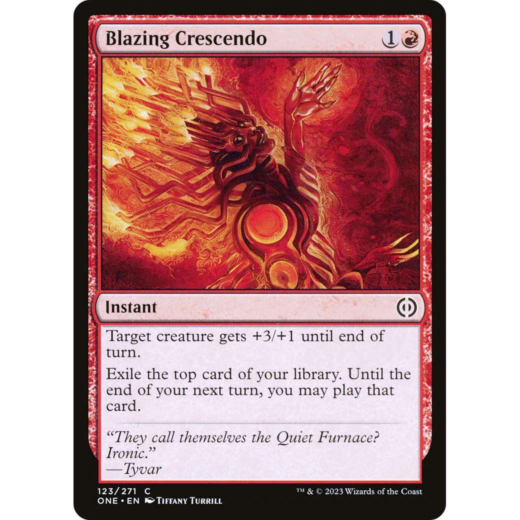 Blazing Crescendo (ONE-123) - Phyrexia: All Will Be One