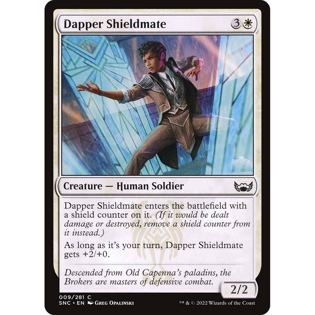Dapper Shieldmate (SNC-009) - Streets of New Capenna Foil