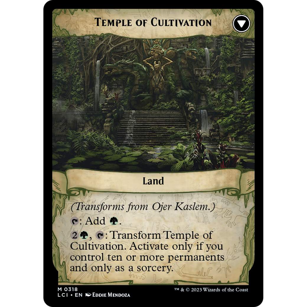 Ojer Kaslem, Deepest Growth // Temple of Cultivation (LCI-318) - The Lost Caverns of Ixalan: (Showcase) Foil