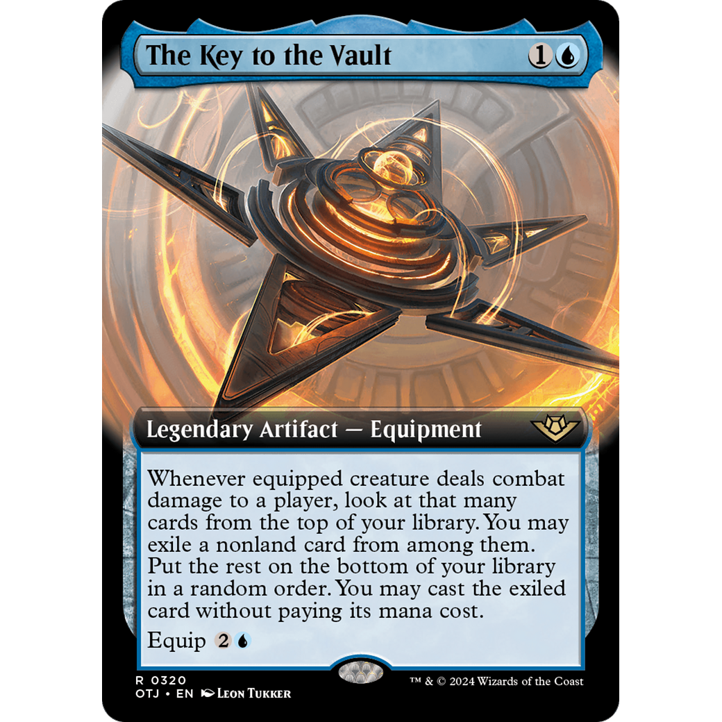 The Key to the Vault (OTJ-320) - Outlaws of Thunder Junction: (Extended Art) Foil