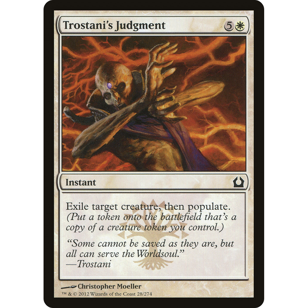 Trostani's Judgment (RTR-028) - Return to Ravnica Foil