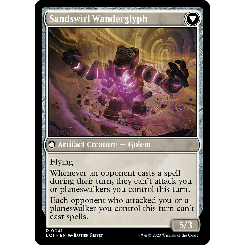 Unstable Glyphbridge // Sandswirl Wanderglyph (LCI-041) - The Lost Caverns of Ixalan Foil