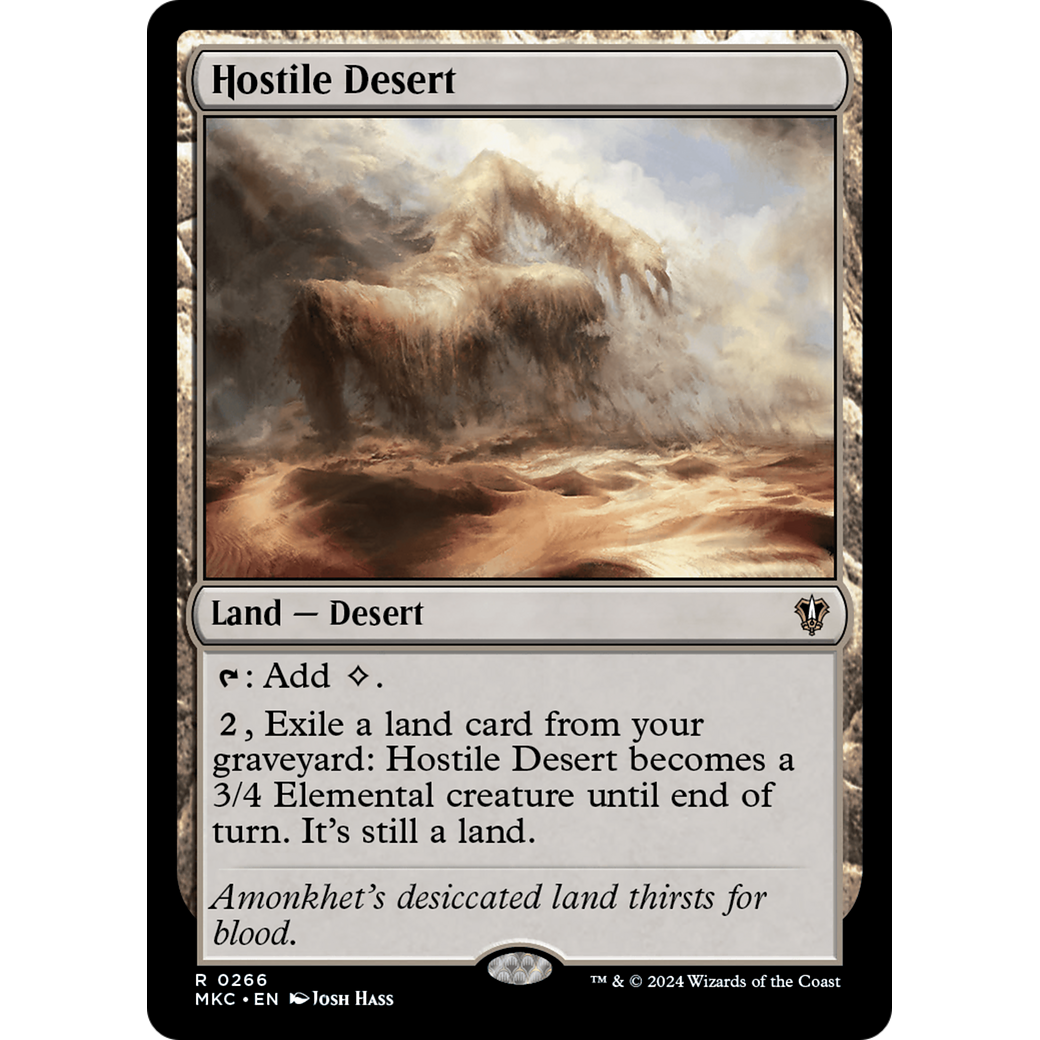 Hostile Desert (MKC-266) - Murders at Karlov Manor Commander