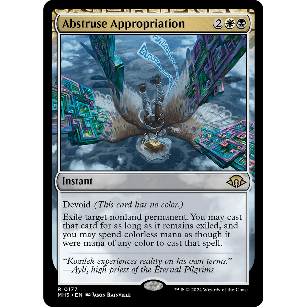 Abstruse Appropriation (MH3-177) - Modern Horizons 3: (devoid) Foil