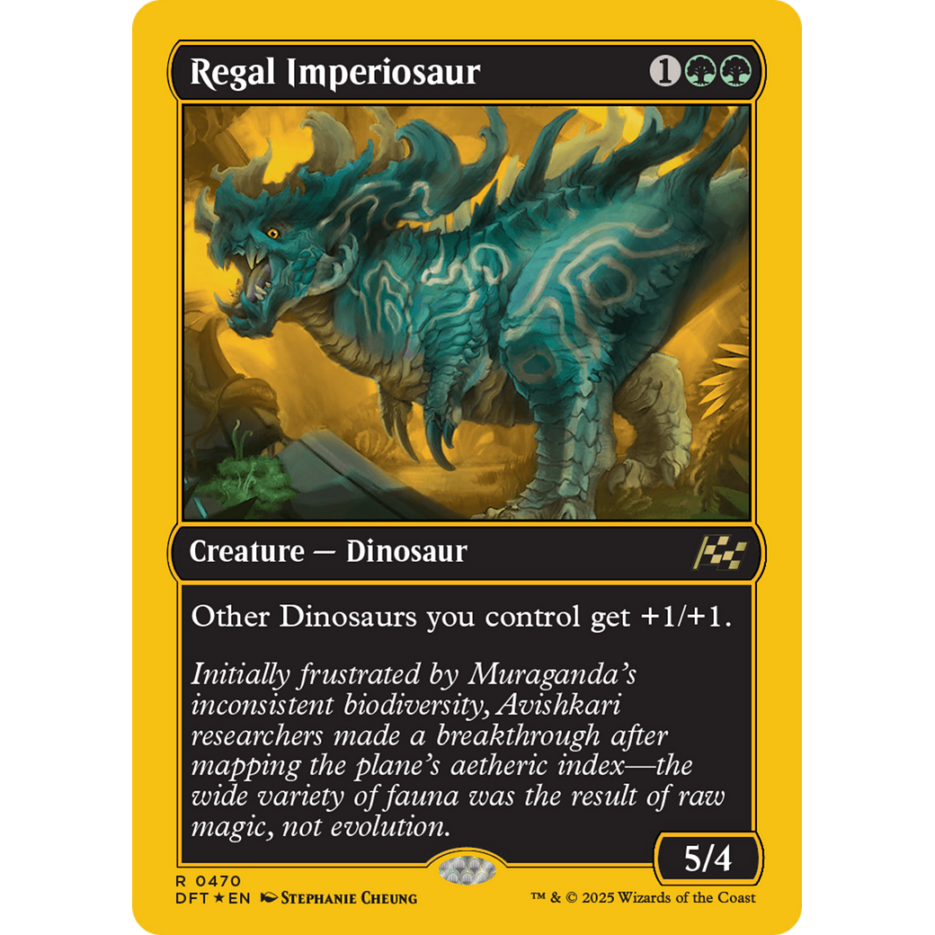 Regal Imperiosaur (DFT-470) - Aetherdrift Foil