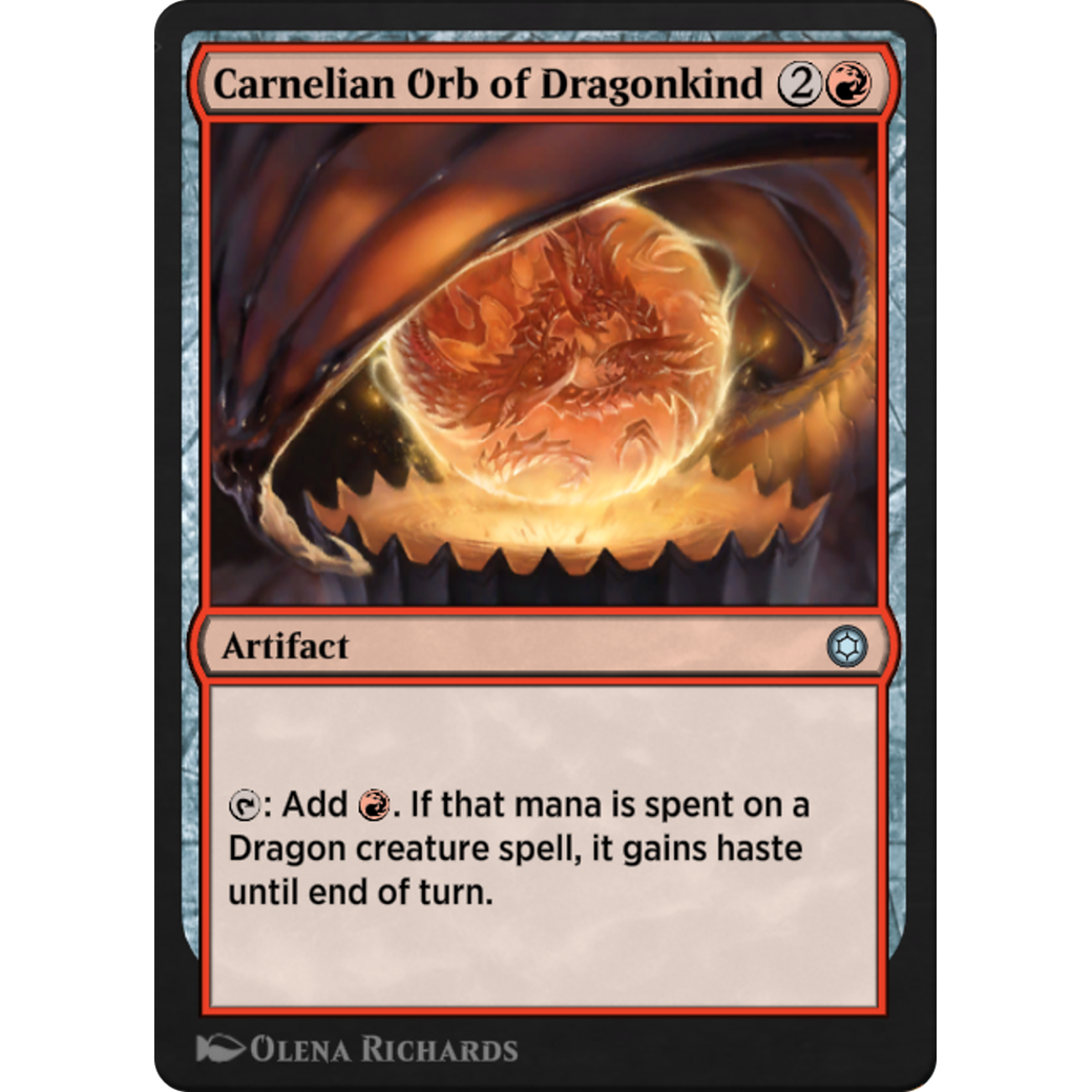 Carnelian Orb of Dragonkind (HBG-177) - Alchemy Horizons: Baldur's Gate
