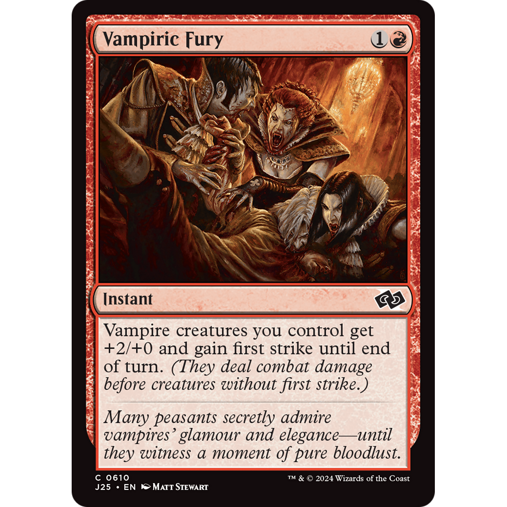 Vampiric Fury (J25-610) - Foundations Jumpstart