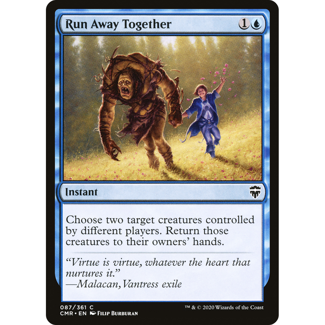 Run Away Together (CMR-087) - Commander Legends Foil