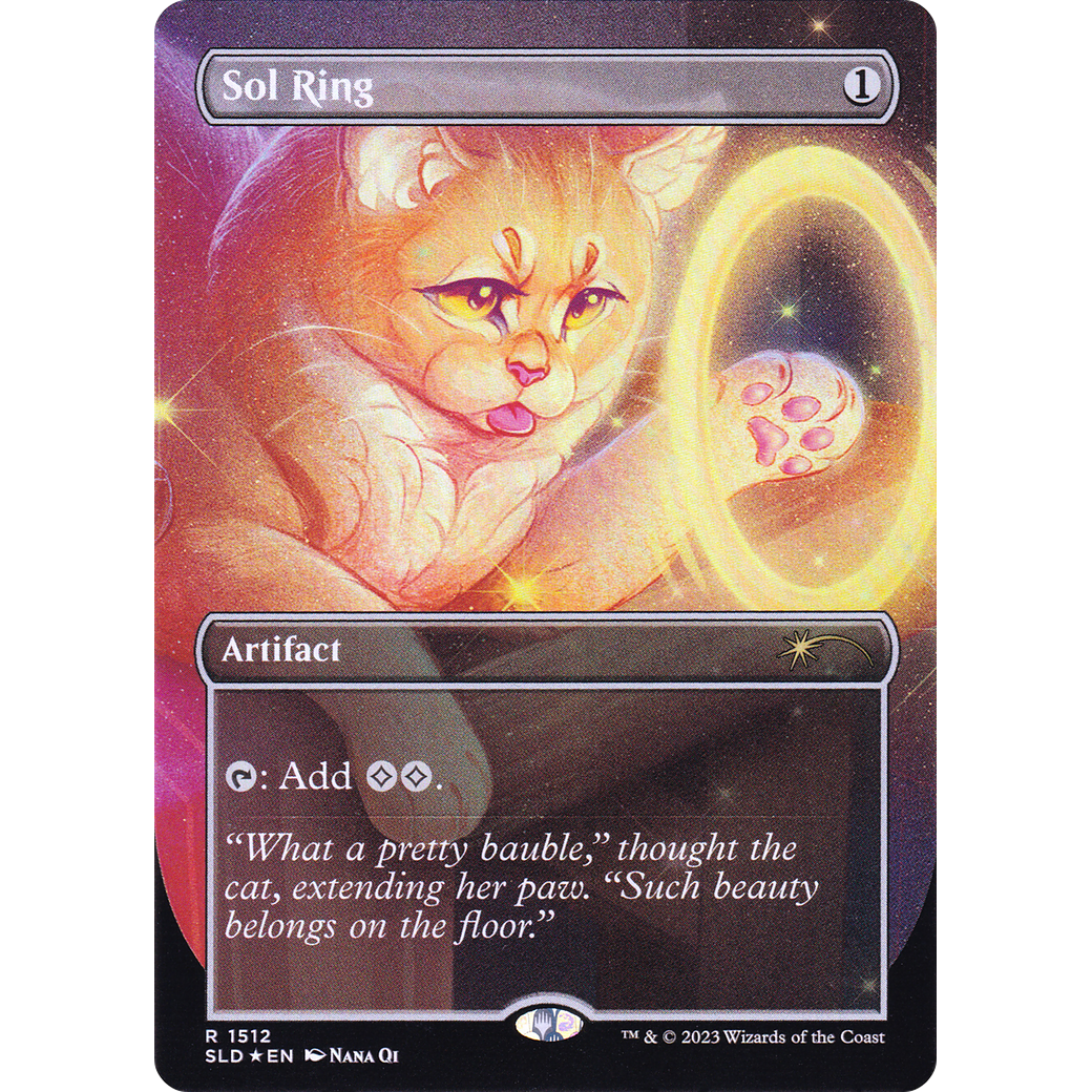 Sol Ring (1512) (SLD-1512) - Secret Lair Drop (Borderless) Foil