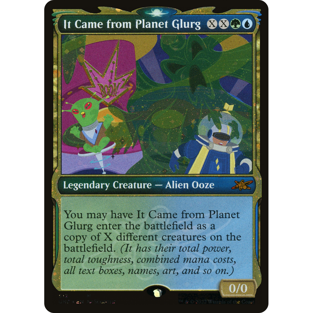 It Came from Planet Glurg (Showcase) (Galaxy Foil) (UNF-512) - Unfinity: (Showcase) Foil