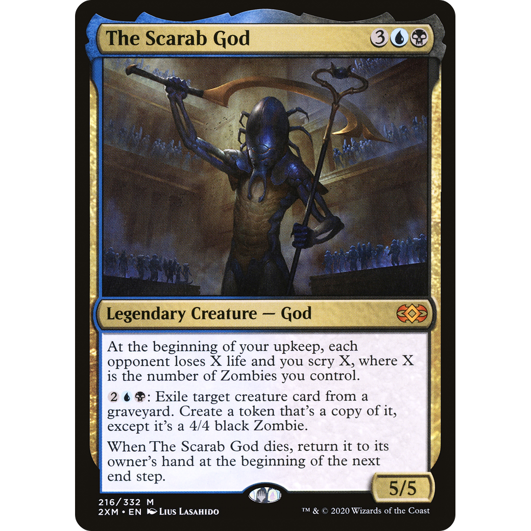The Scarab God (2XM-216) - Double Masters Foil
