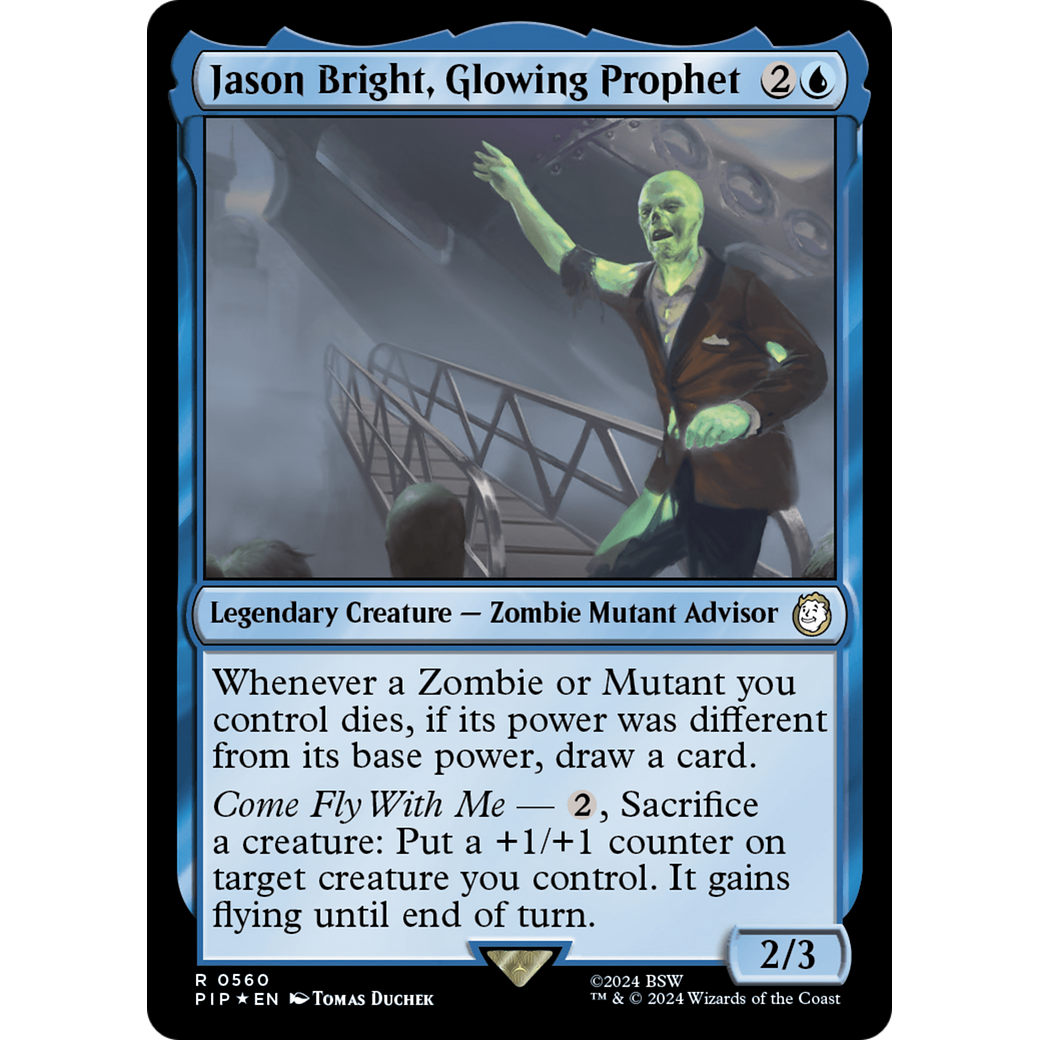 Jason Bright, Glowing Prophet (PIP-560) - Fallout Foil