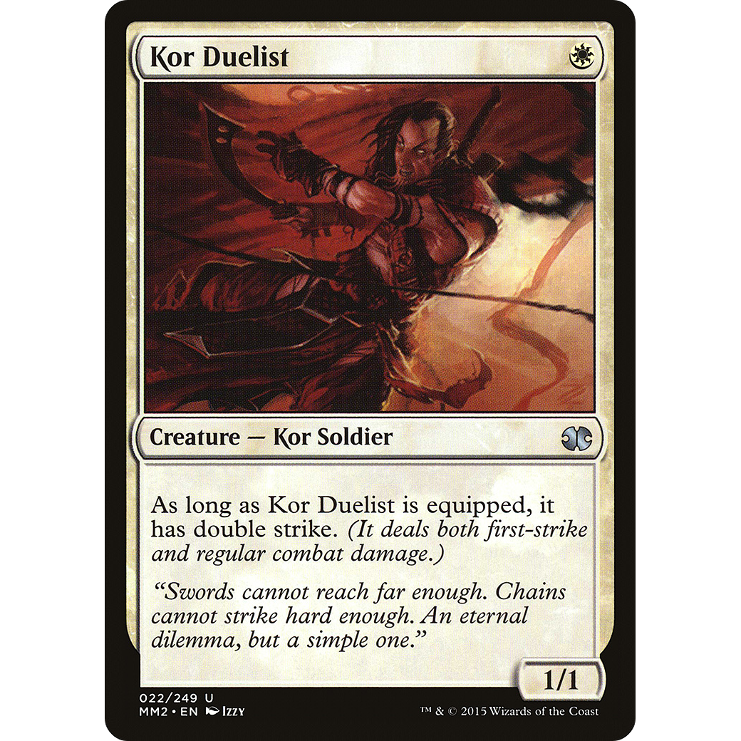 Kor Duelist (MM2-022) - Modern Masters 2015 Foil