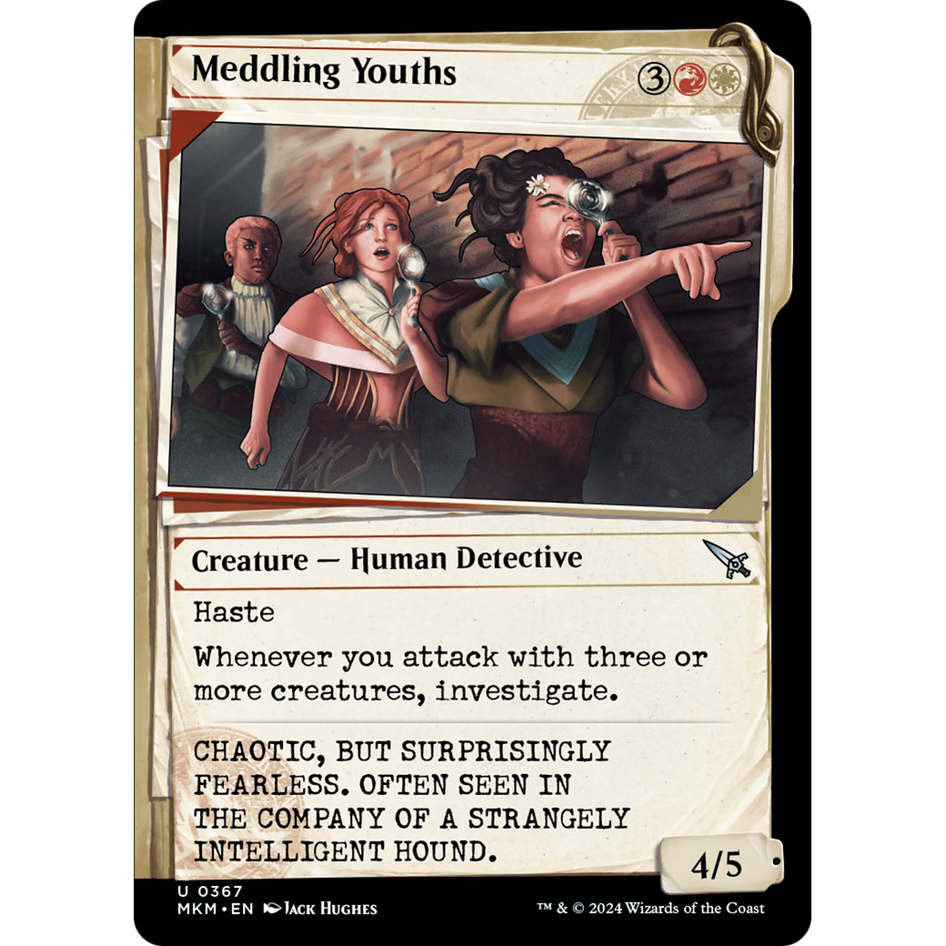 Meddling Youths (MKM-367) - Murders at Karlov Manor: (Showcase) Foil