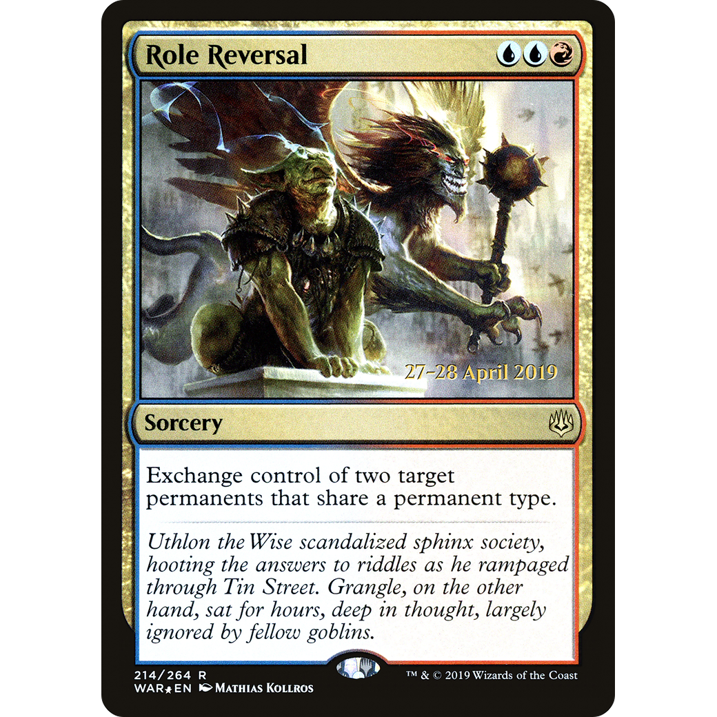 Role Reversal (PRE-214) - War of the Spark Promos Foil