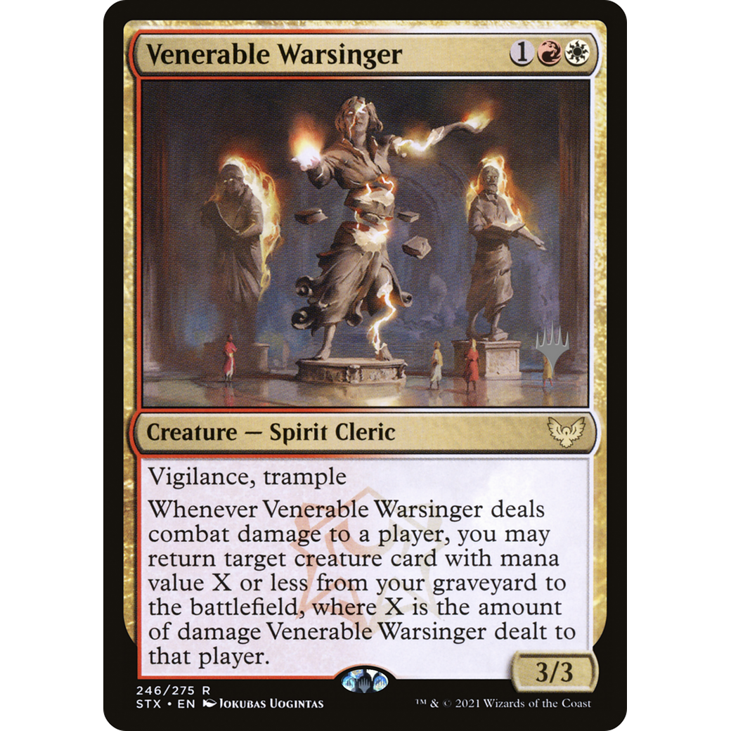 Venerable Warsinger (PPSTX-246) - Strixhaven: School of Mages Promos