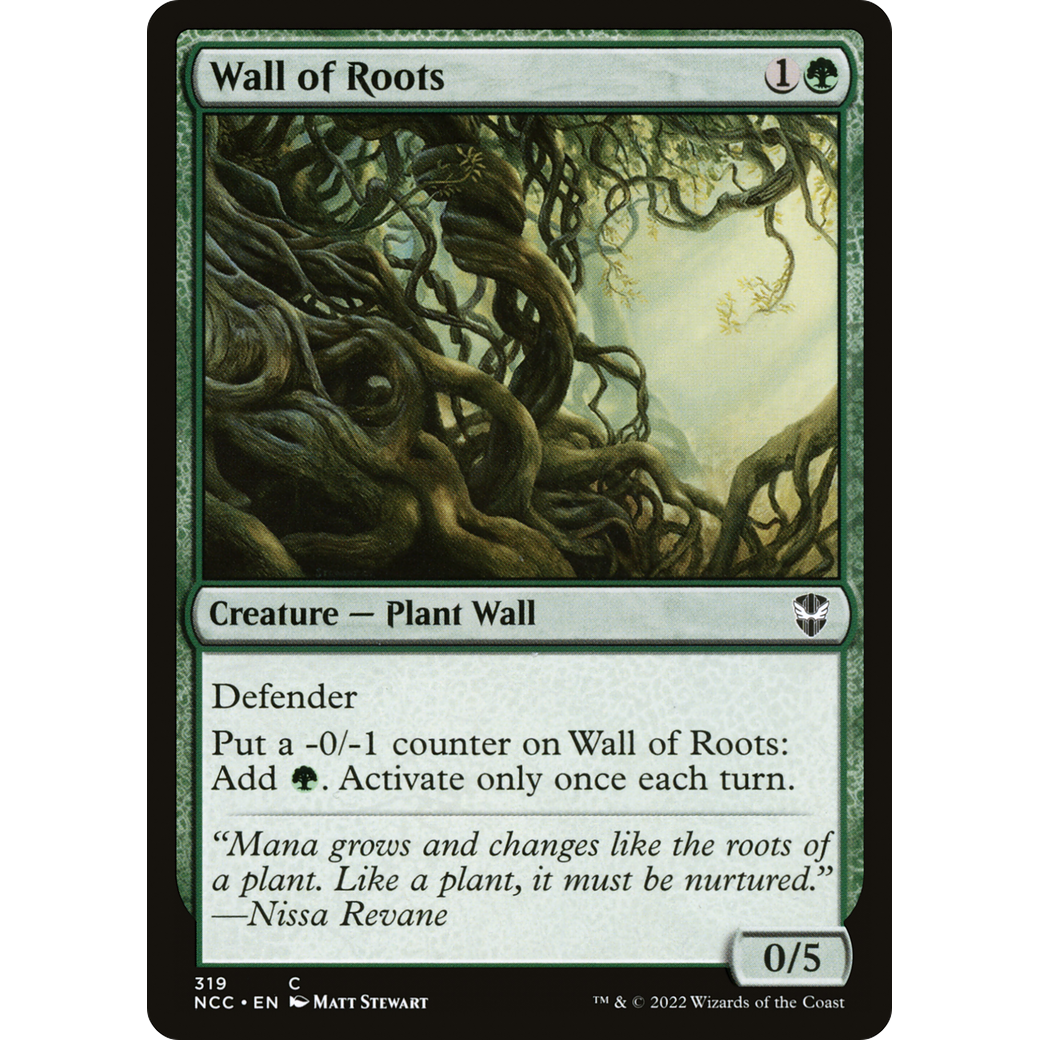 Wall of Roots (NCC-319) - New Capenna Commander