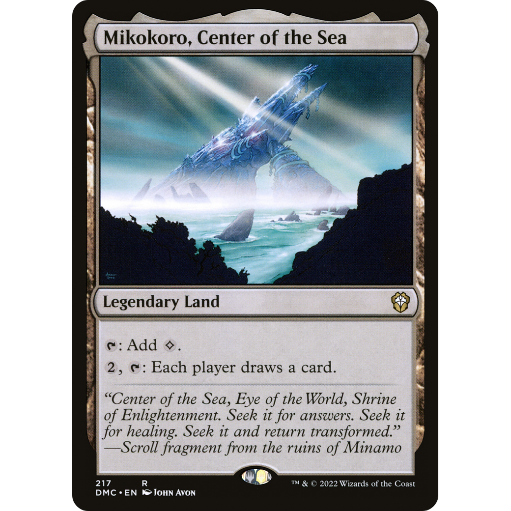 Mikokoro, Center of the Sea (DMC-217) - Dominaria United Commander