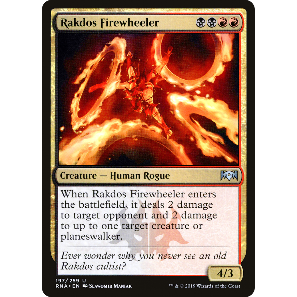 Rakdos Firewheeler (RNA-197) - Ravnica Allegiance