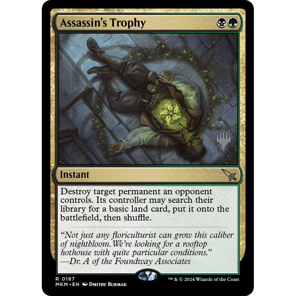 Assassin's Trophy (PPMKM-187P) - Murders at Karlov Manor Promos