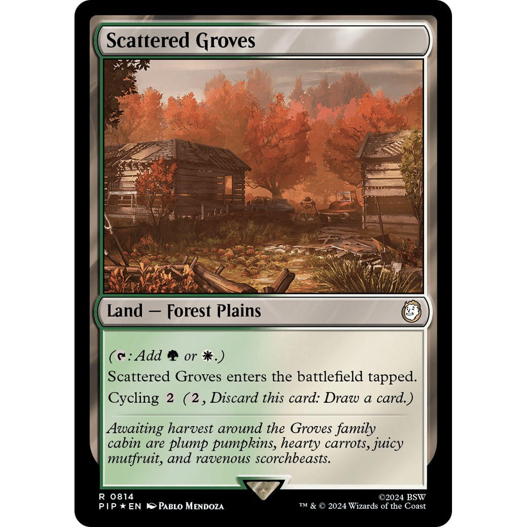 Scattered Groves (PIP-814) - Fallout Foil