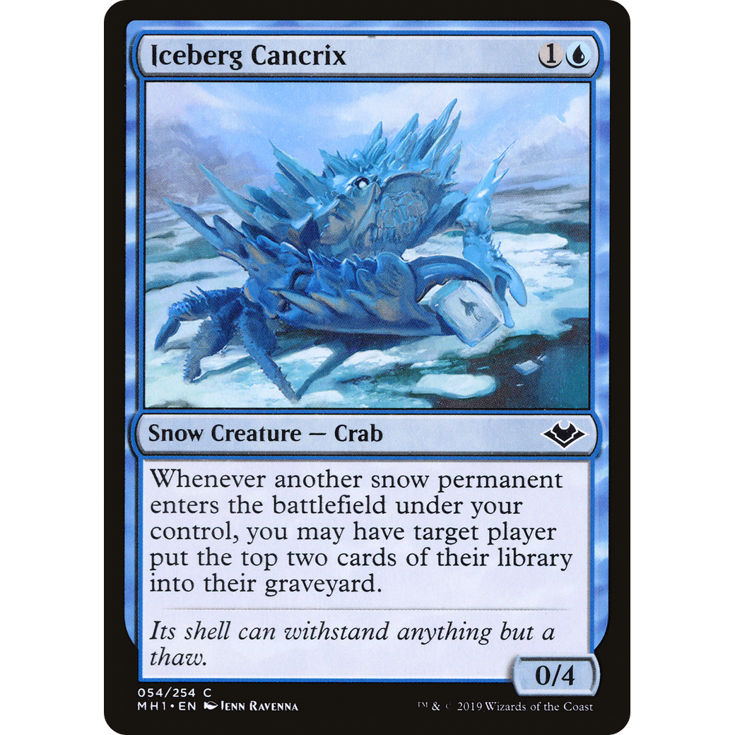 Iceberg Cancrix (MH1-054) - Modern Horizons Foil