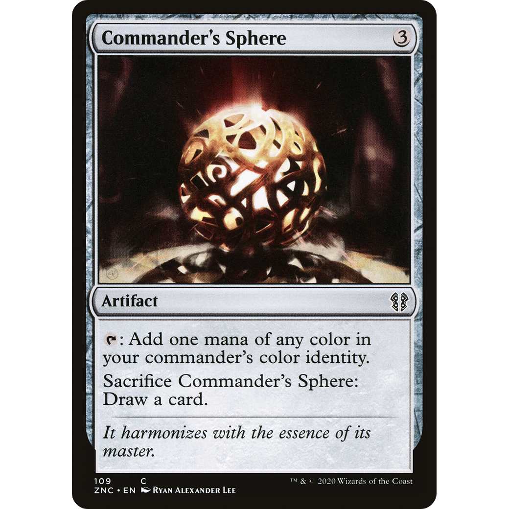 Commander's Sphere (ZNC-109) - Zendikar Rising Commander