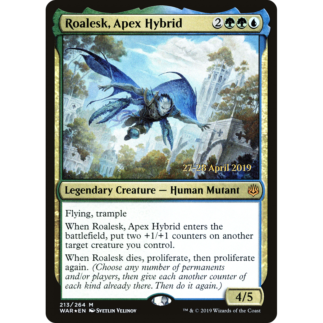 Roalesk, Apex Hybrid (PRE-213) - War of the Spark Promos Foil