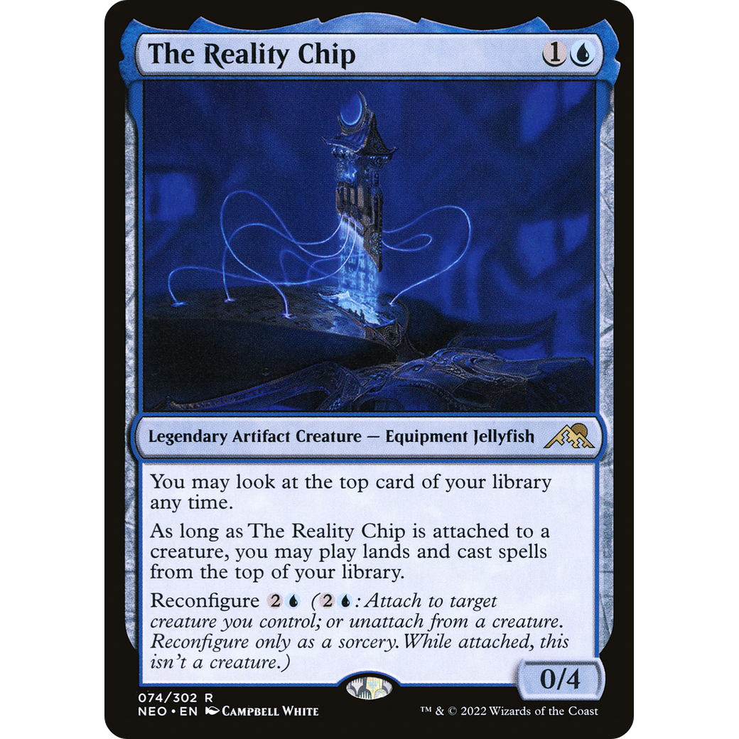 The Reality Chip (NEO-074) - Kamigawa: Neon Dynasty