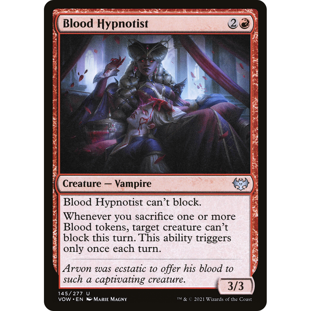 Blood Hypnotist (VOW-145) - Innistrad: Crimson Vow Foil