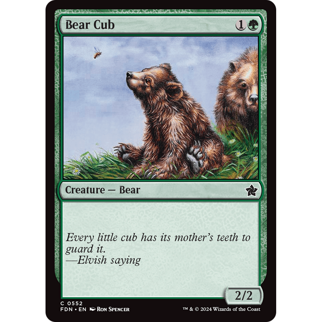 Bear Cub (FDN-552) - Foundations