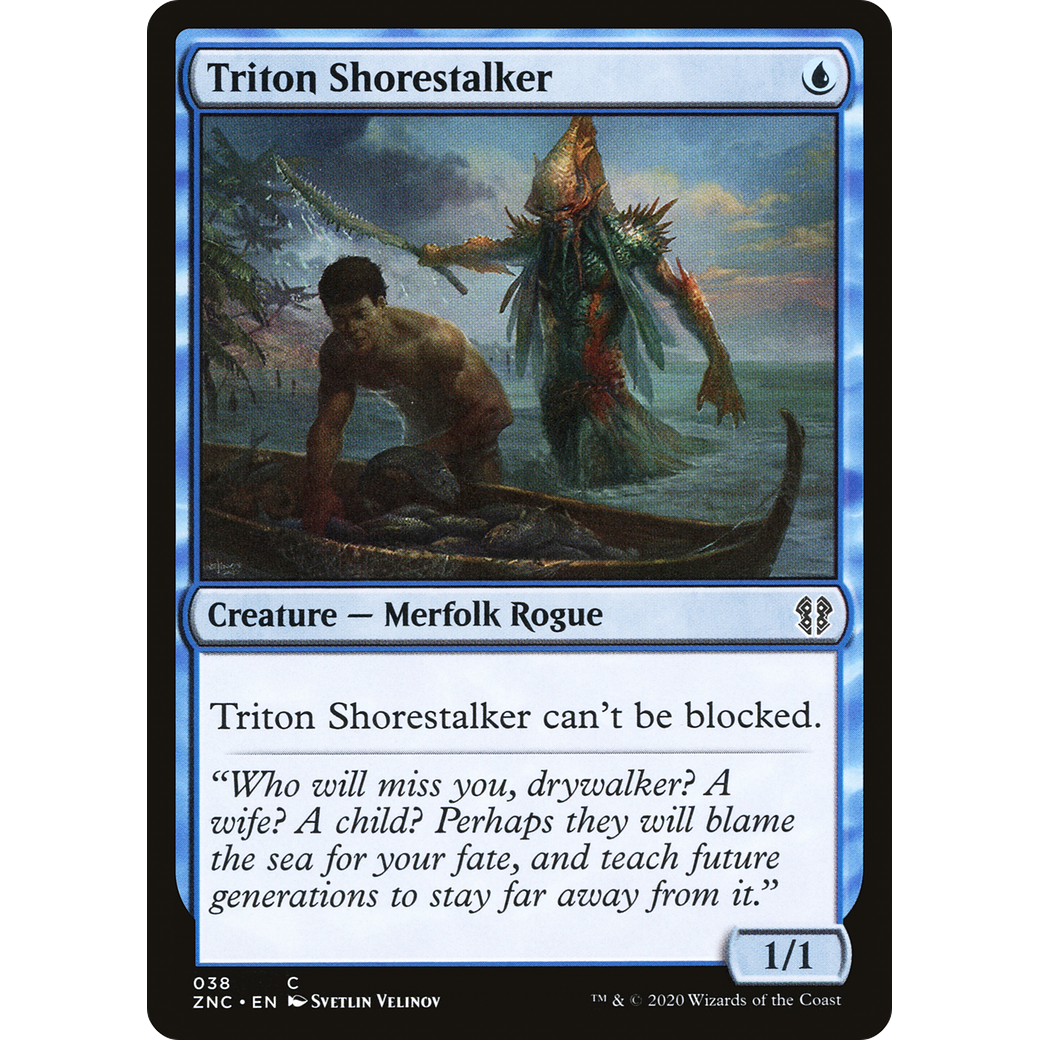 Triton Shorestalker (ZNC-038) - Zendikar Rising Commander