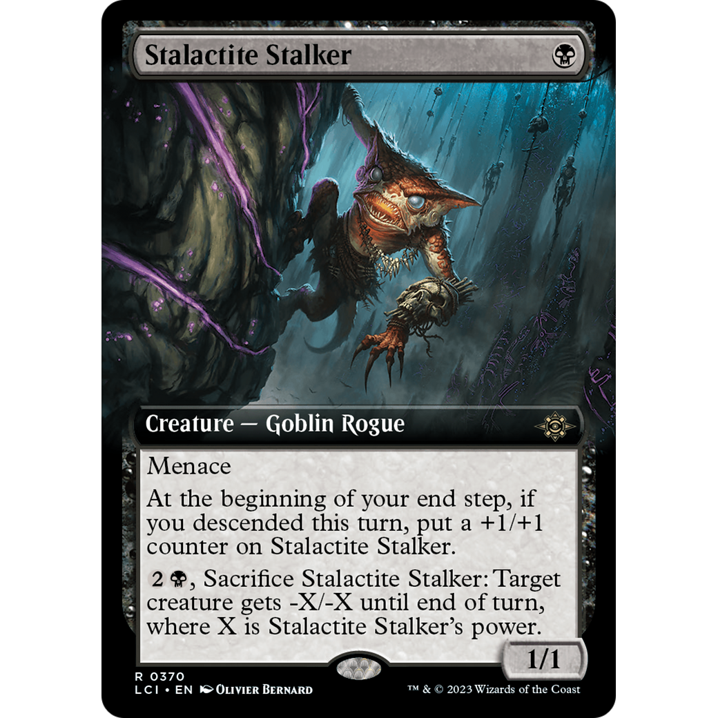 Stalactite Stalker (LCI-370) - The Lost Caverns of Ixalan: (Extended Art) Foil