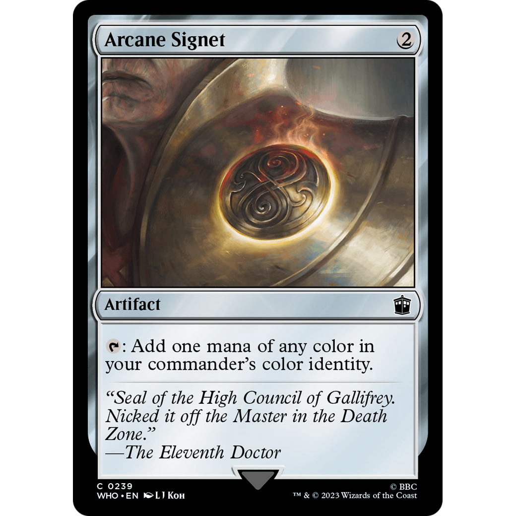 Arcane Signet (WHO-239) - Doctor Who