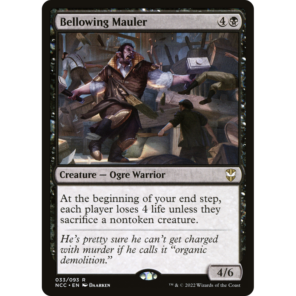 Bellowing Mauler (NCC-033) - New Capenna Commander