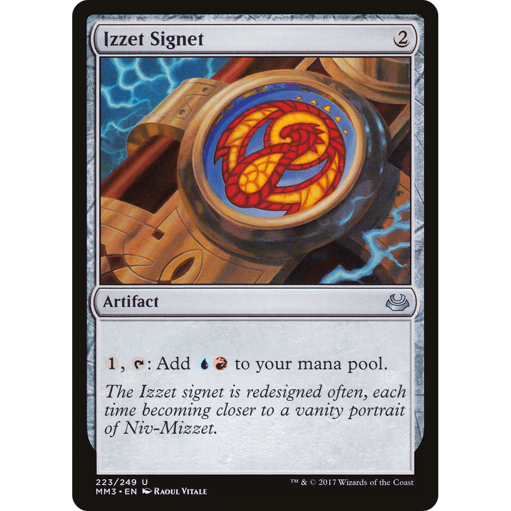 Izzet Signet (MM3-223) - Modern Masters 2017 Foil