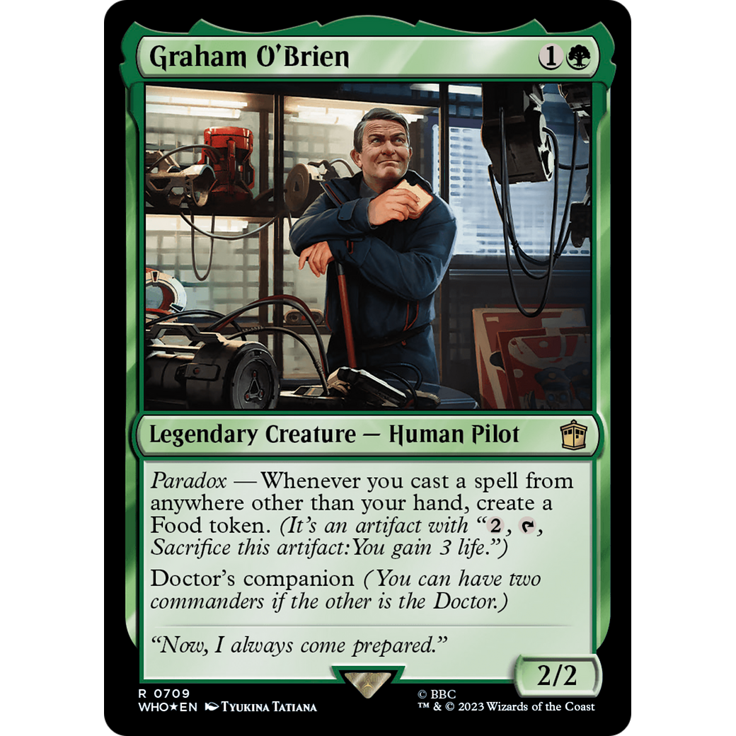 Graham O'Brien (Surge Foil) (WHO-709) - Doctor Who Foil