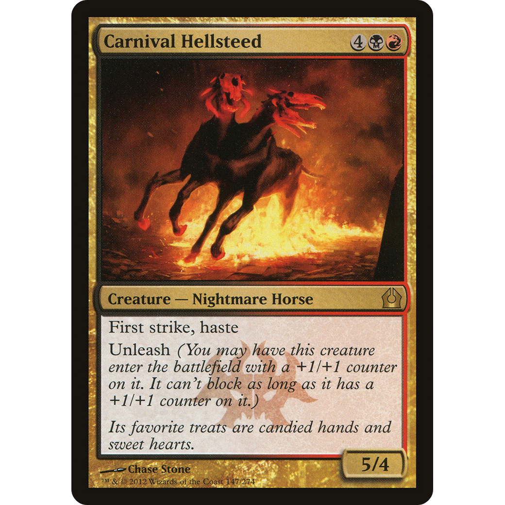 Carnival Hellsteed (RTR-147) - Return to Ravnica Foil