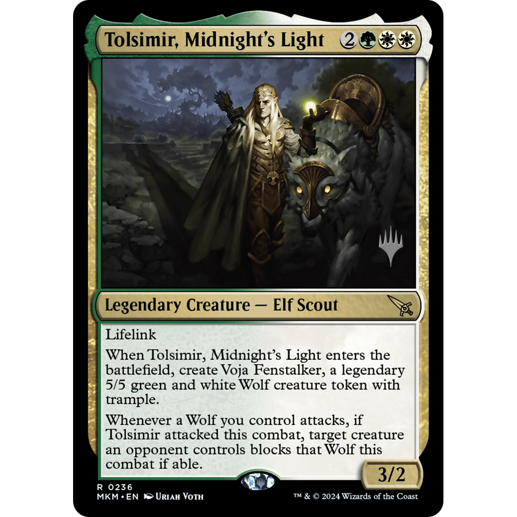 Tolsimir, Midnight's Light (PPMKM-236P) - Murders at Karlov Manor Promos Foil