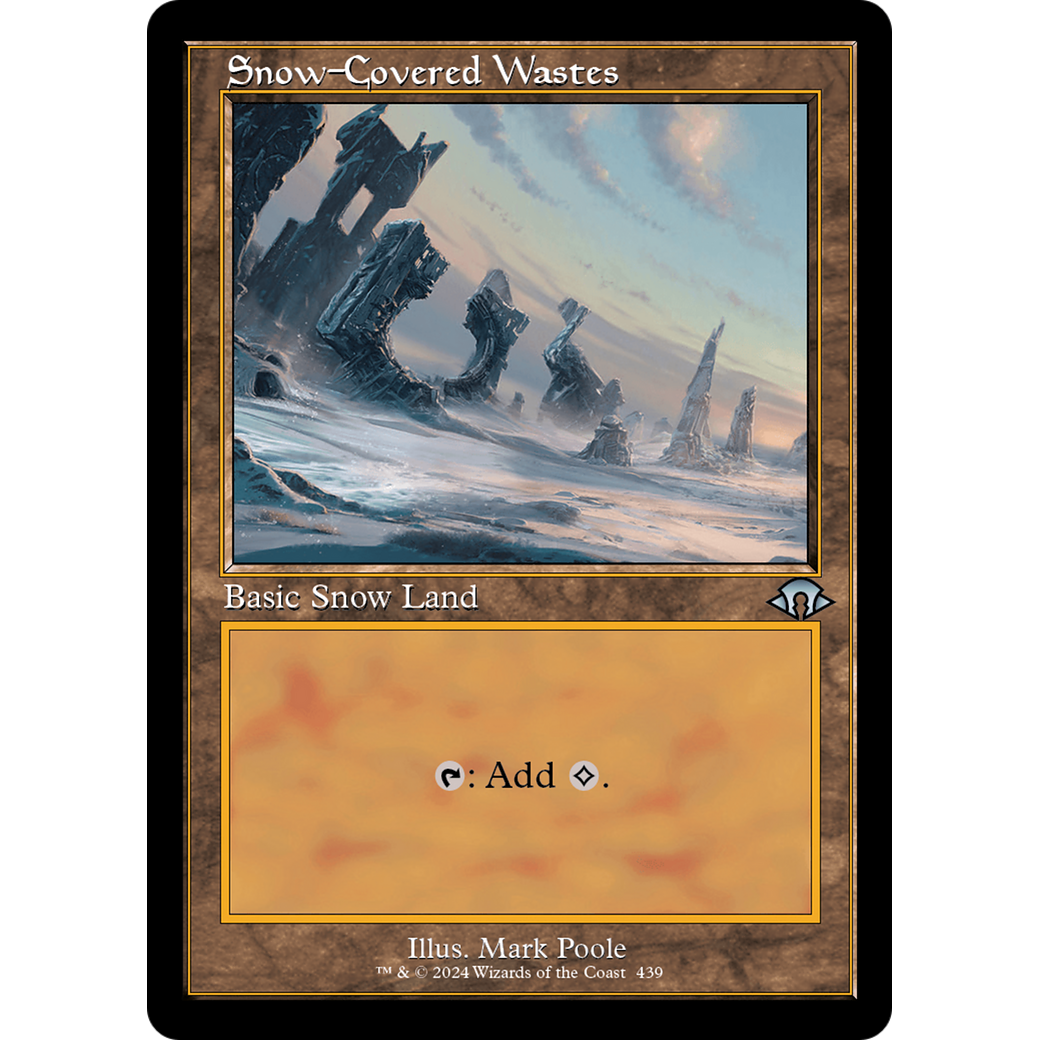 Snow-Covered Wastes (MH3-439) - Modern Horizons 3 Foil