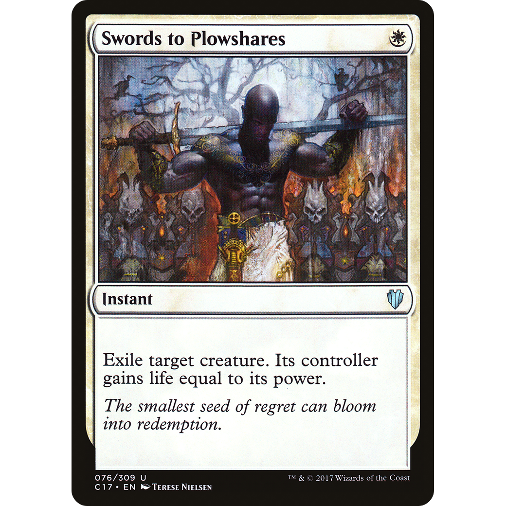 Swords to Plowshares (C17-076) - Commander 2017